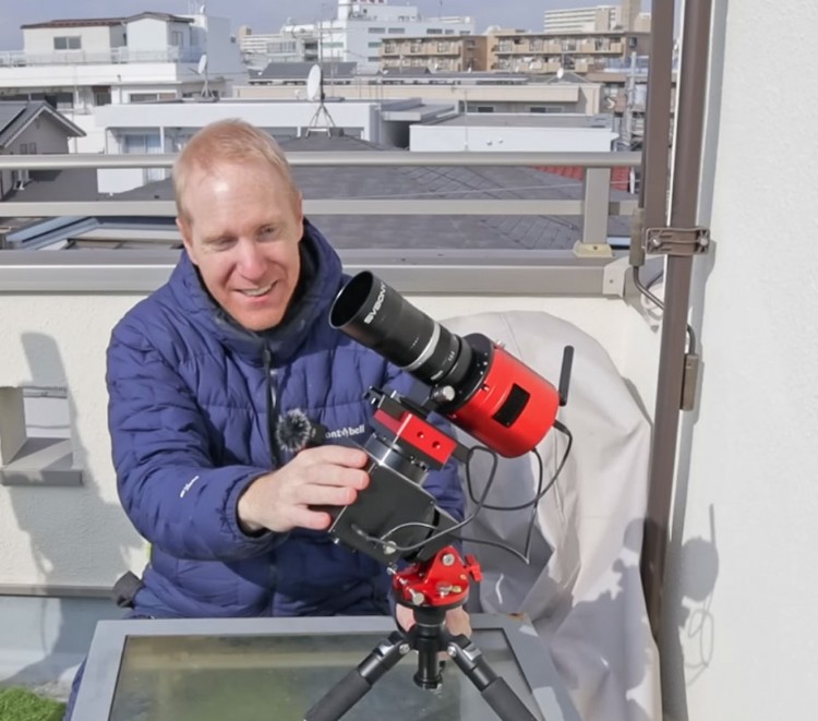 Tiny astrophotography rig built by Cuiv