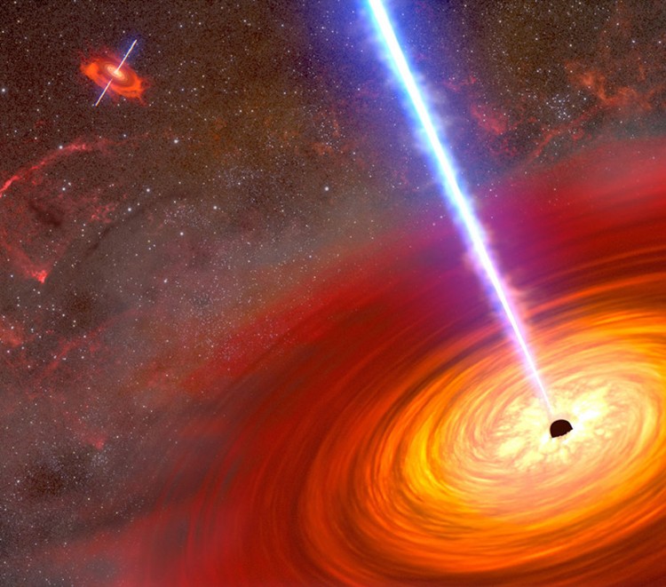 Supermassive black hole duo found by NASAs Hubble Chandra