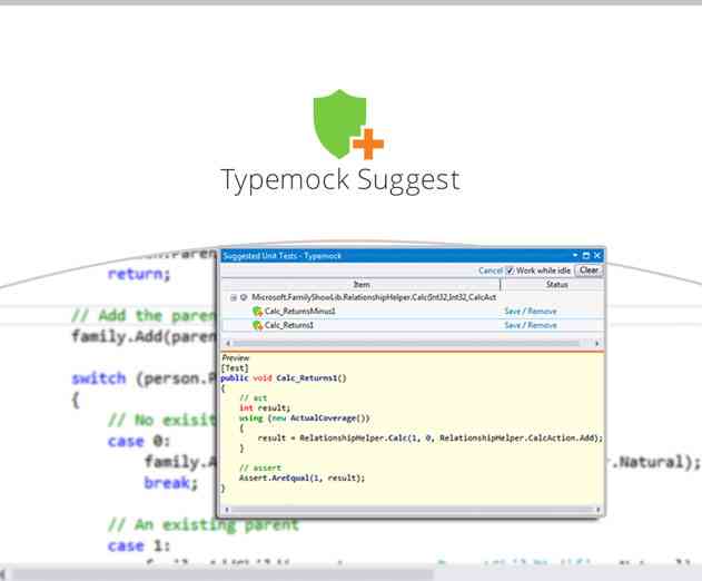 Typemock Releases Unit Testing Tool That Uses Artificial Intelligence to Offer Test Suggestions for Specific Code