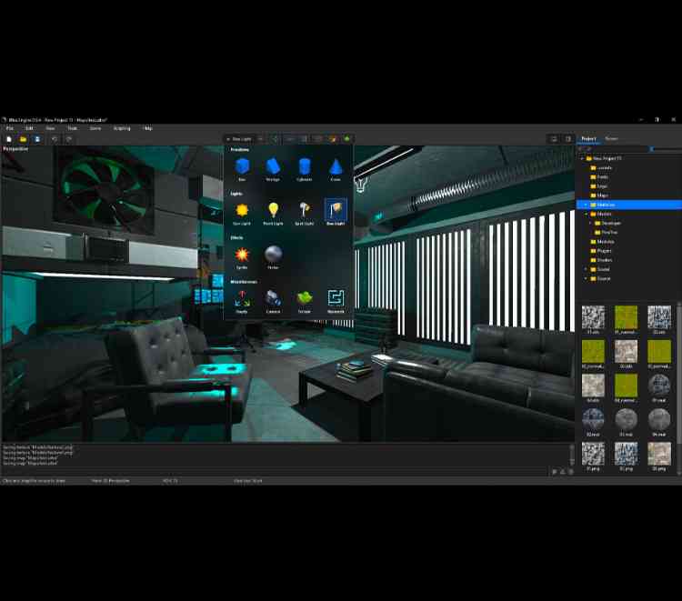 Ultra Engine AI features released in update
