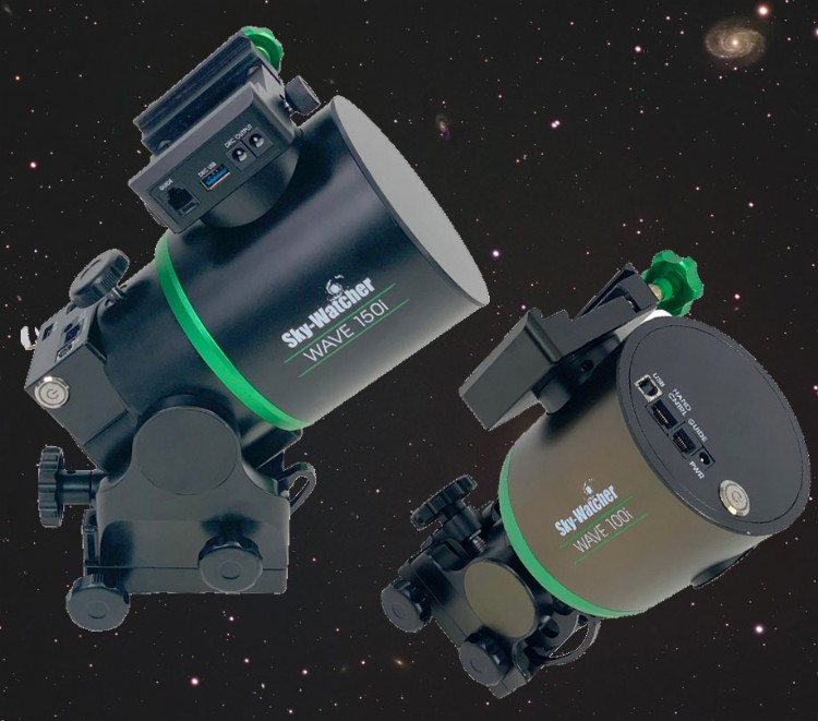 Wave 100i and Wave 150i harmonic drive mounts from Sky-Watcher arrive