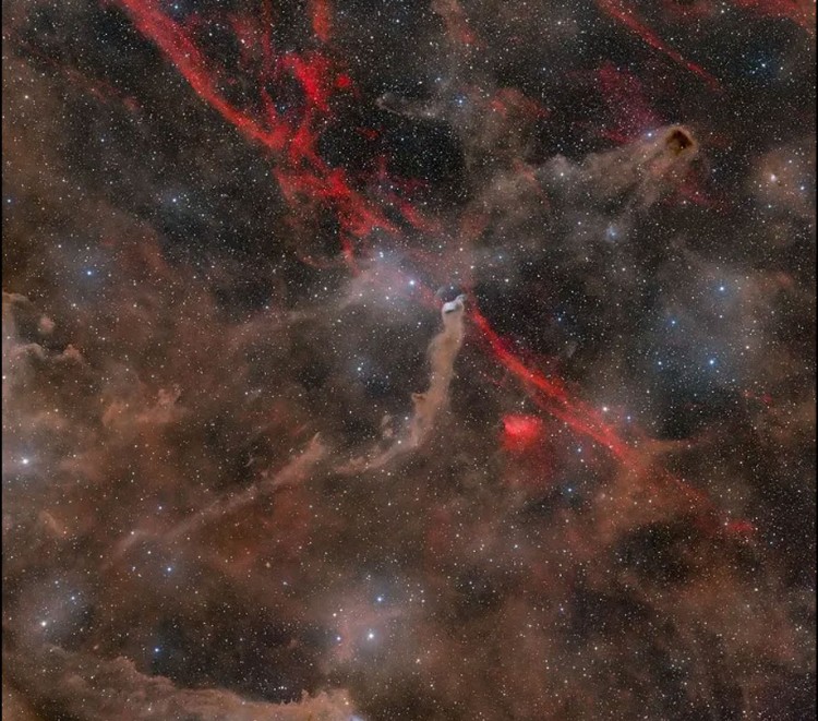 1st place Rod Wolfs Cave Nebula LDN 1217