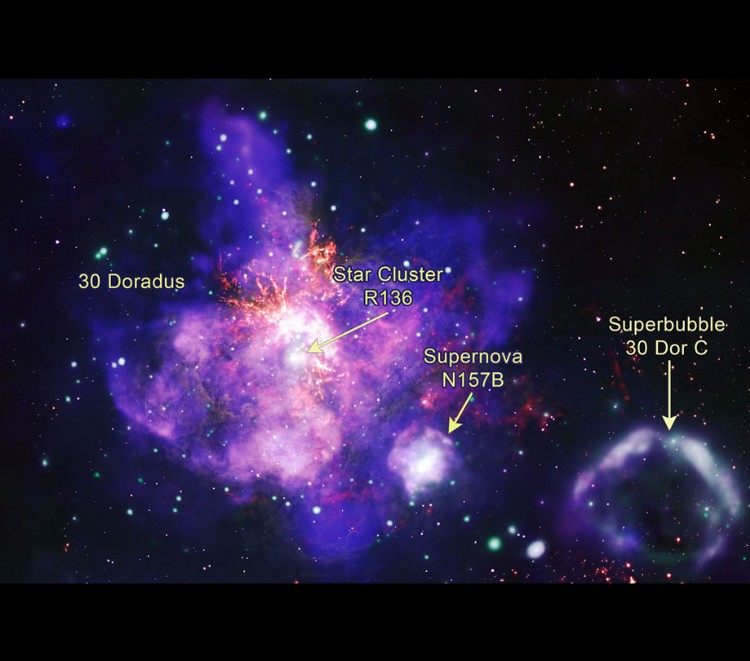 30 Doradus also known as the Tarantula Nebula