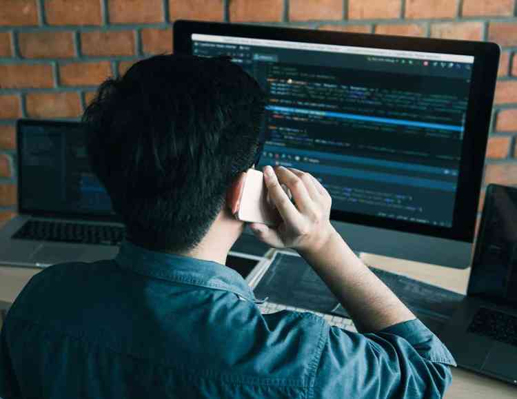 A developer actively building an app using AI tools