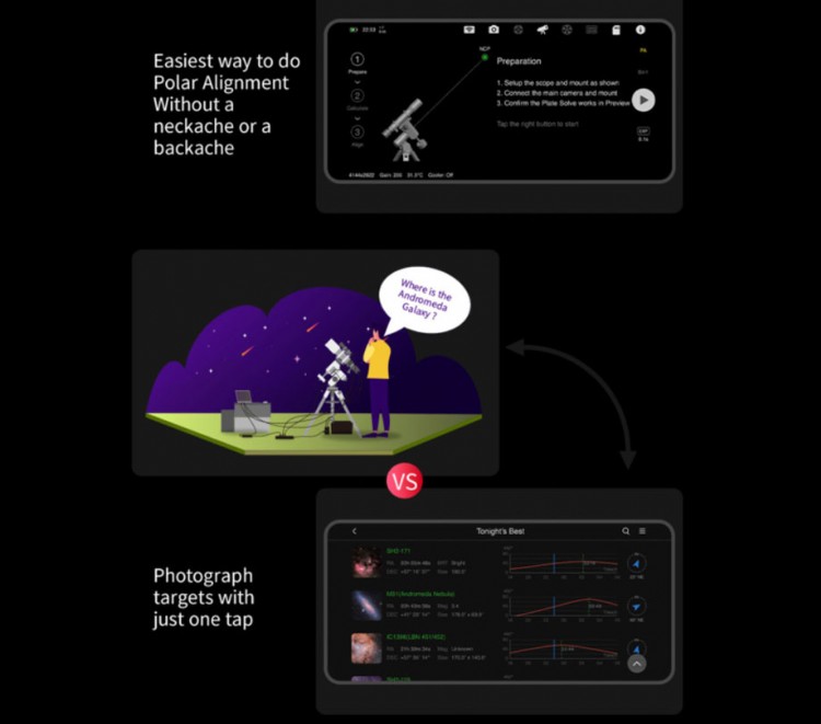 ASIAIR app capabilities