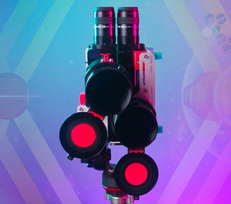 About the 80mm binocular telescope