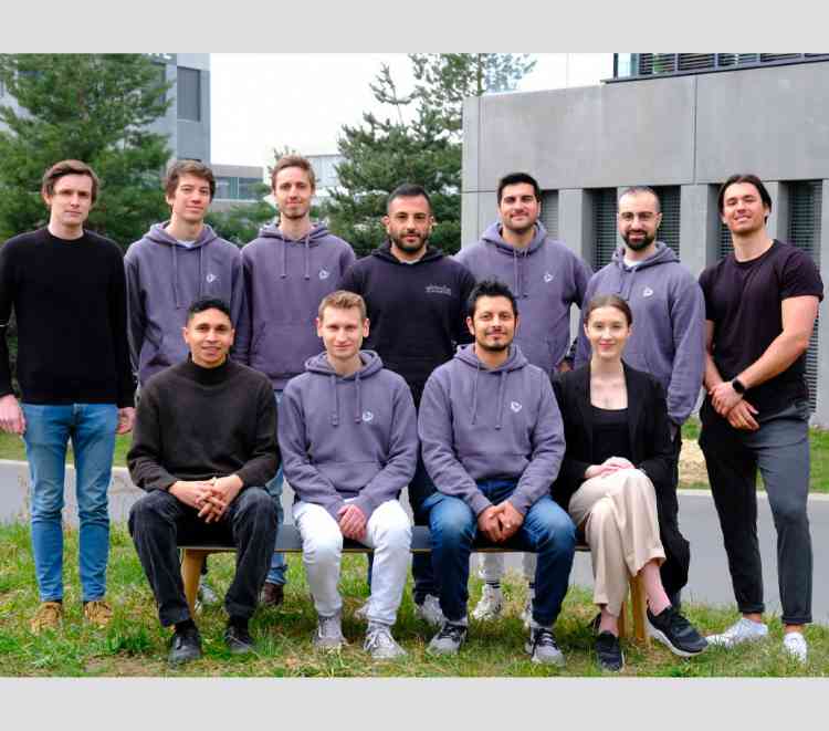 Adaptyv Bio team at the Biopole Life Science Campus in Lausanne Switzerland