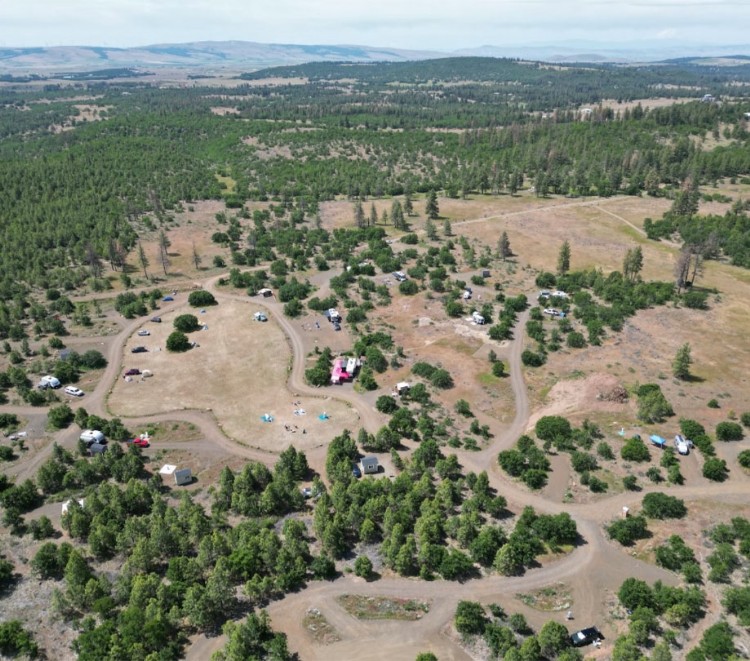Aerial shot of GSV looking southwest