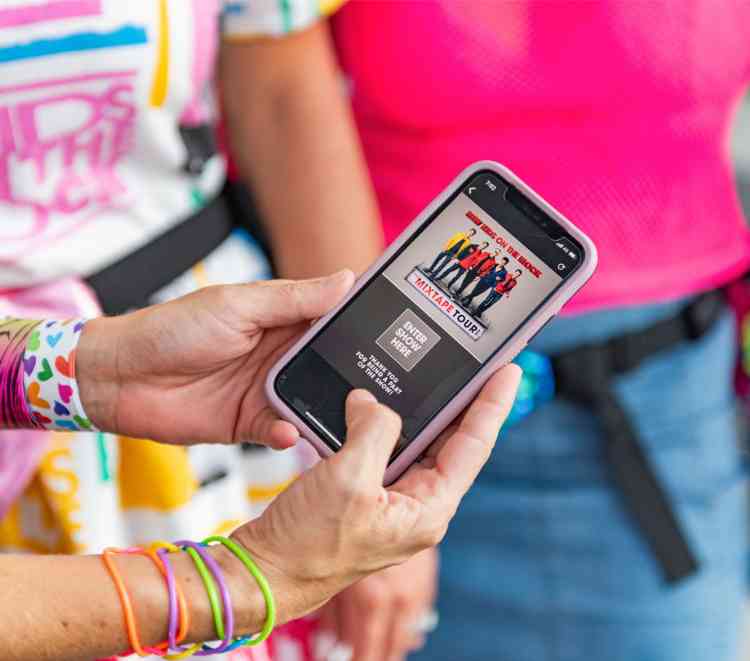 Appix in venue smartphone app