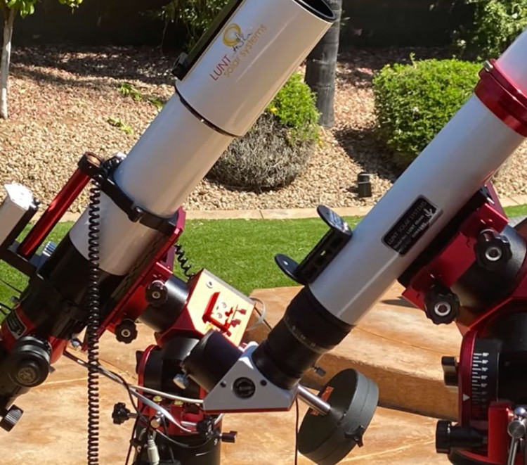 Assembling and tuning the custom hydrogen alpha telescope