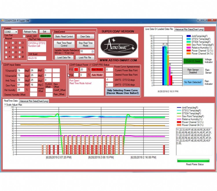 Astro Smarts integrated differential RC dew controller RC CDAR