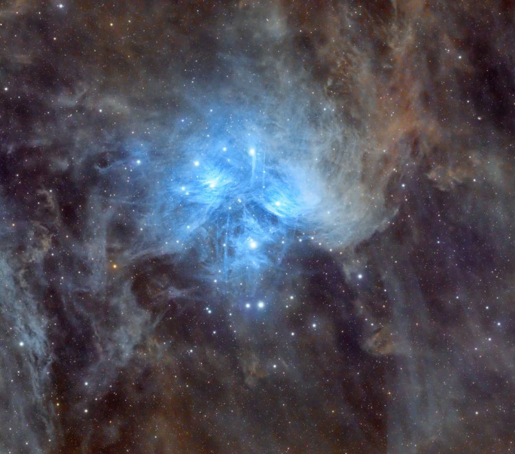 Astrophoto of Pleiades using 91 WIFD announced ScopeTrader Astronomy