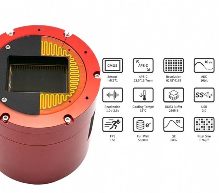 CMOS Camera from ZWO ScopeTrader