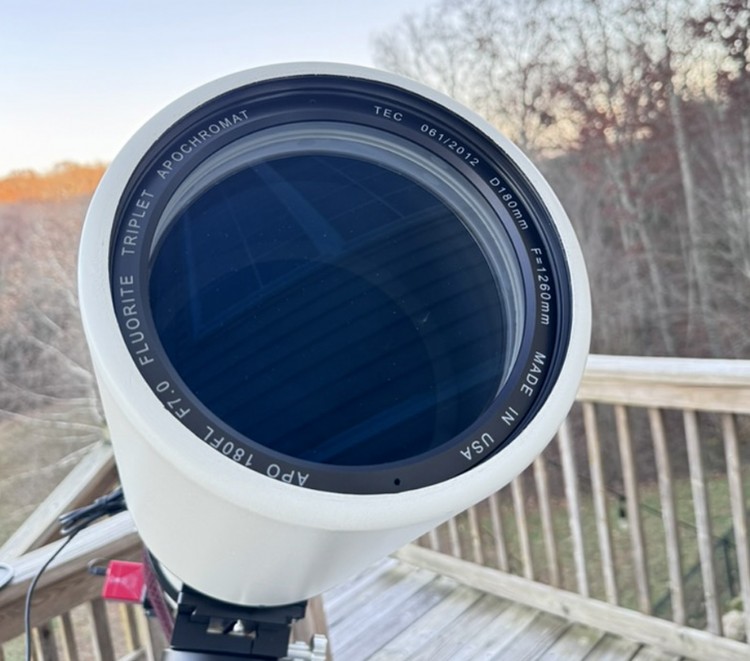 Cleaning dirty telescope optics