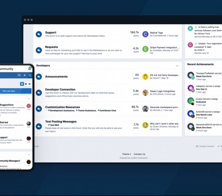 Cloudy Nights Community runs on Invision Community Software