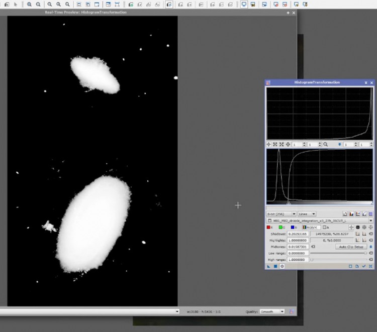 Complete workflow From plate solving to final image with a smart telescope