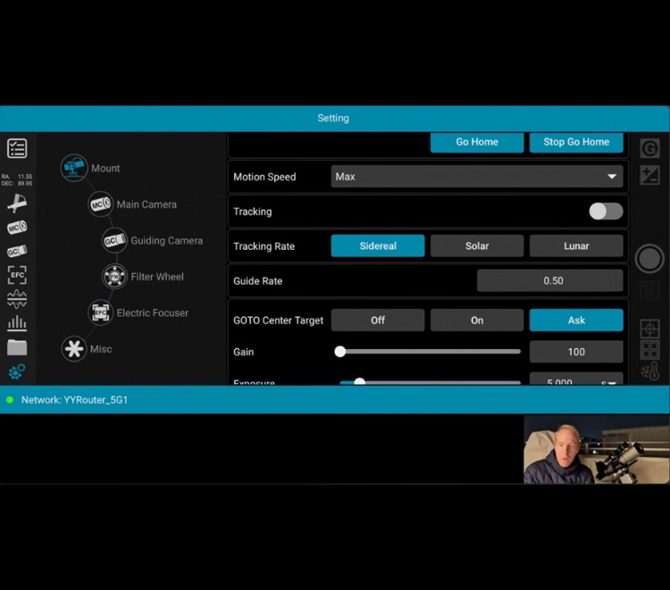Connecting the equipment within the StellaVita app