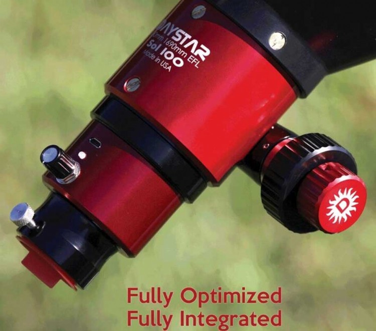 Daystar solar telescope fully integrated ScopeTrader