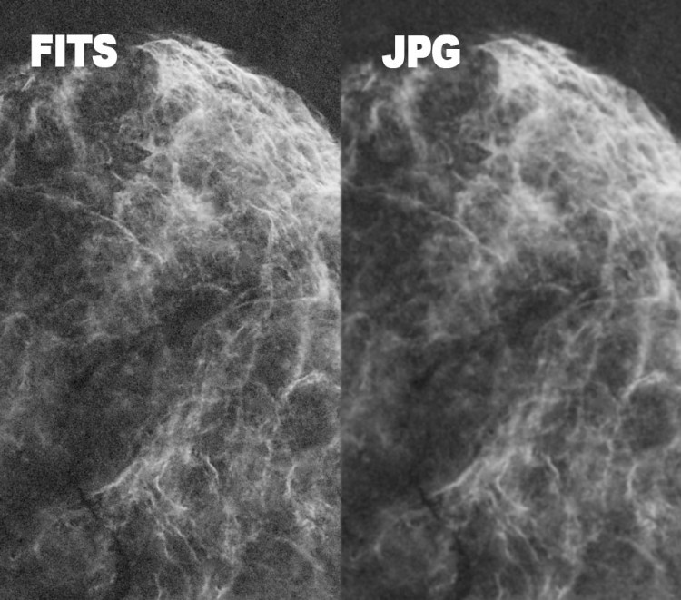 FITS image vs JPG image compression ScopeTrader