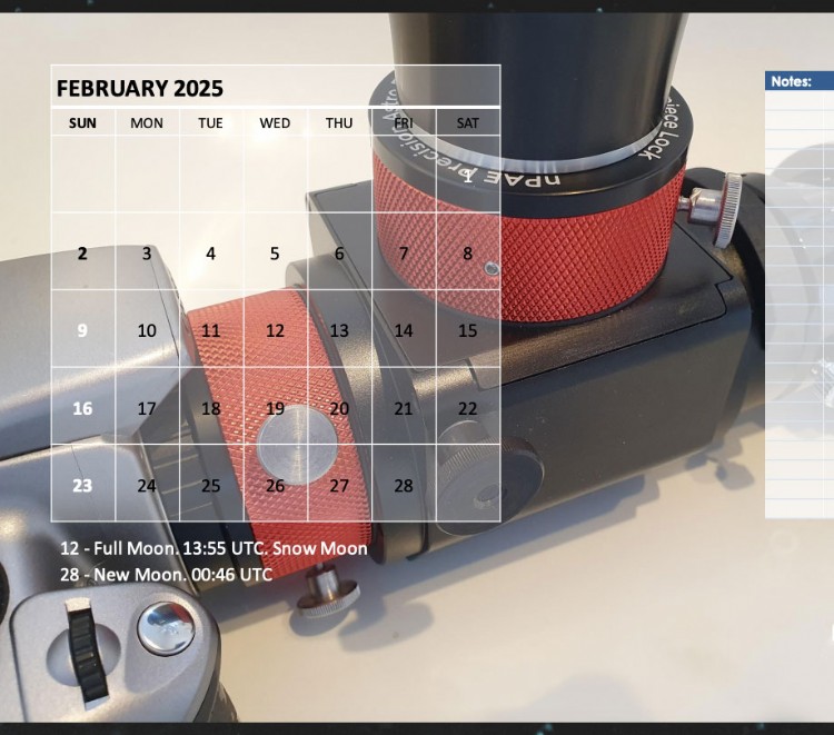 February 2025 Astro Calendar