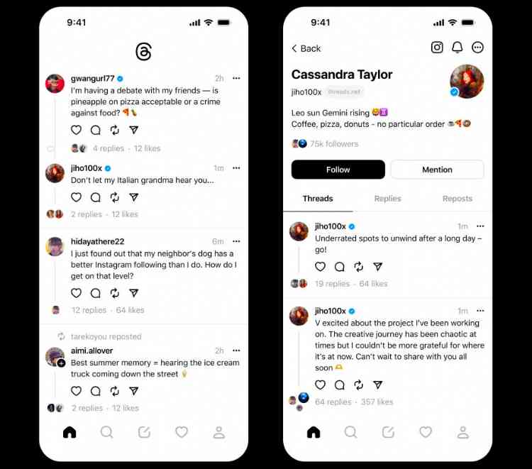 How does Threads compare to Twitter