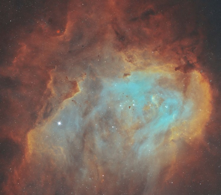 Images with this scope IC2944 OSC with Duo Narrowband filters