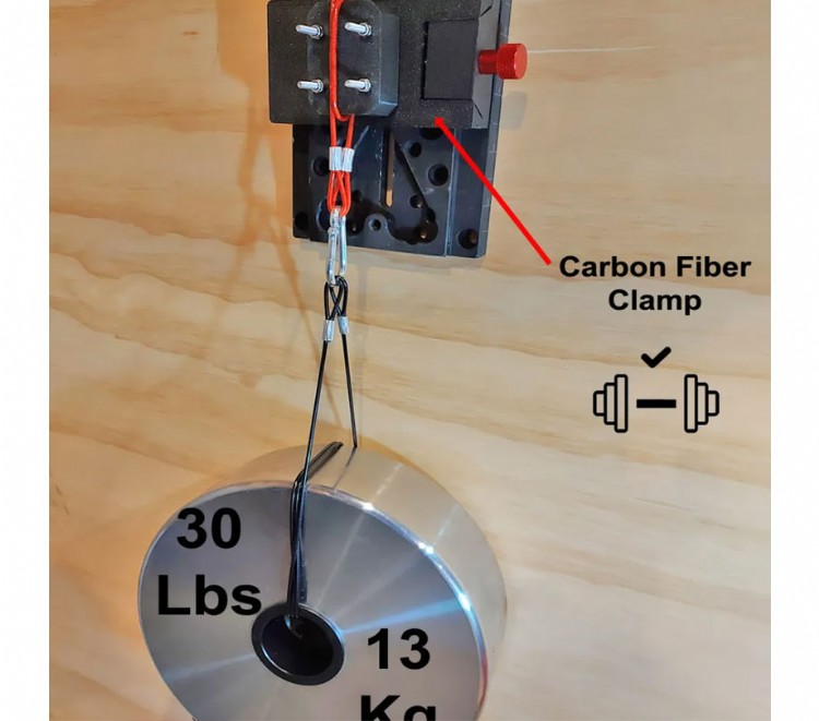 Included with balance clamp and weight