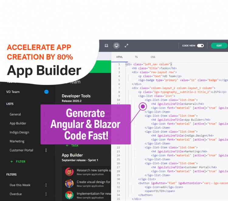 Infragistics enterprise software tools include