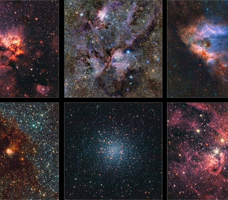 Infrared map of Milky Way captured by ESO telescope