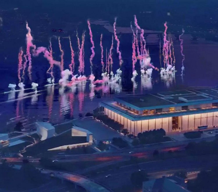 Interspecies Love Letter Sky Painting for EARTH to SPACE