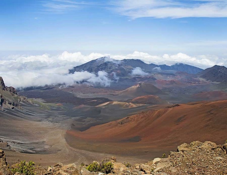 Landscape with Haleakala Volcano or East Maui Volcano Maui Hawaii