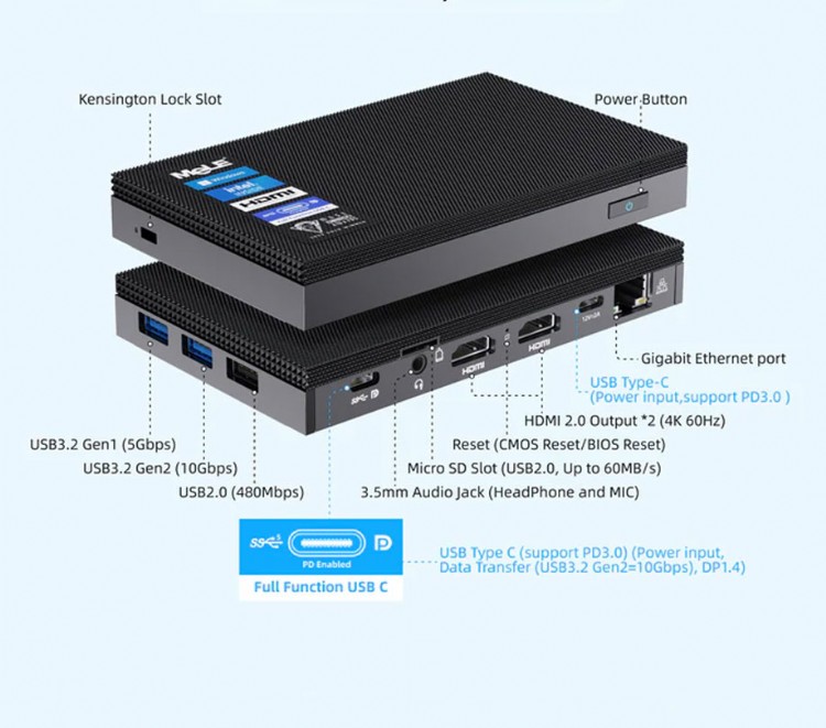MeLE Quieter 4C N150 specifications