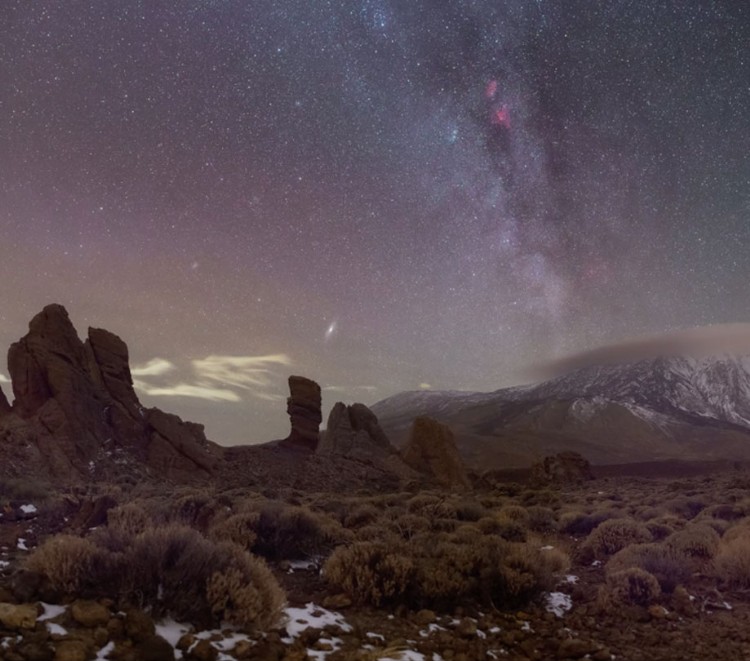 Milky Way and Orion at Mount Teide