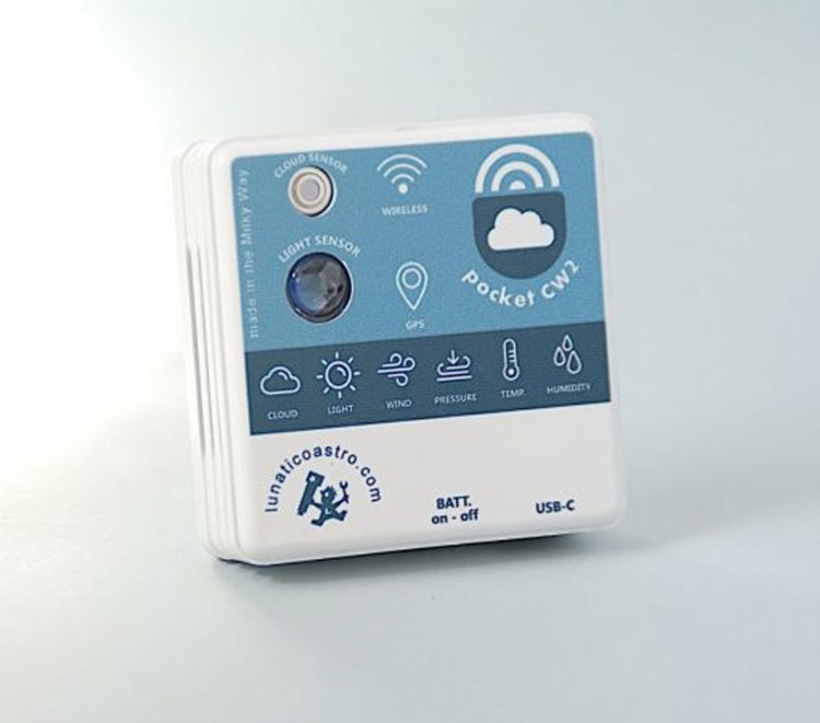 Monitors the sky and ambient conditions