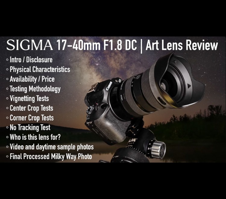 Nico Carvers review of the Sigma 17 40mm f18 lens