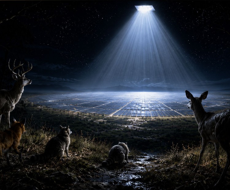 Night time reflective solar effects on animals ScopeTrader