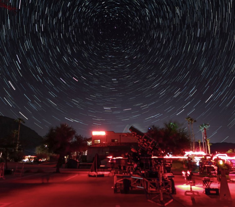 Nightfall at Borrego Springs dark skies