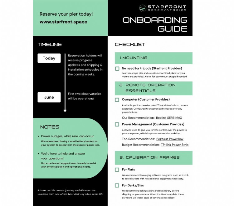 Onboarding guidelines