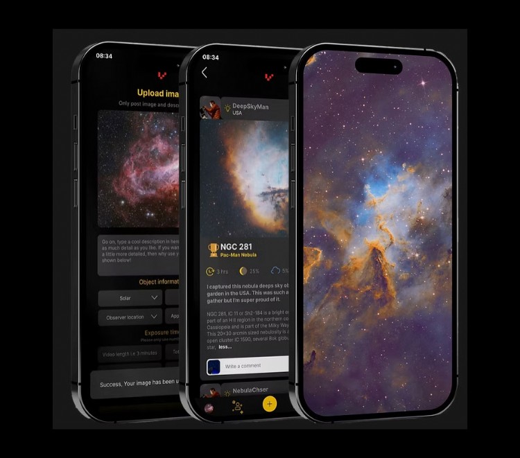 Picastro App A social media app exclusively for astrophotography