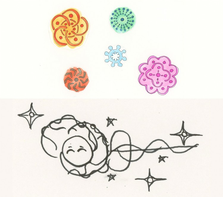 Planets and Happy Squiggle