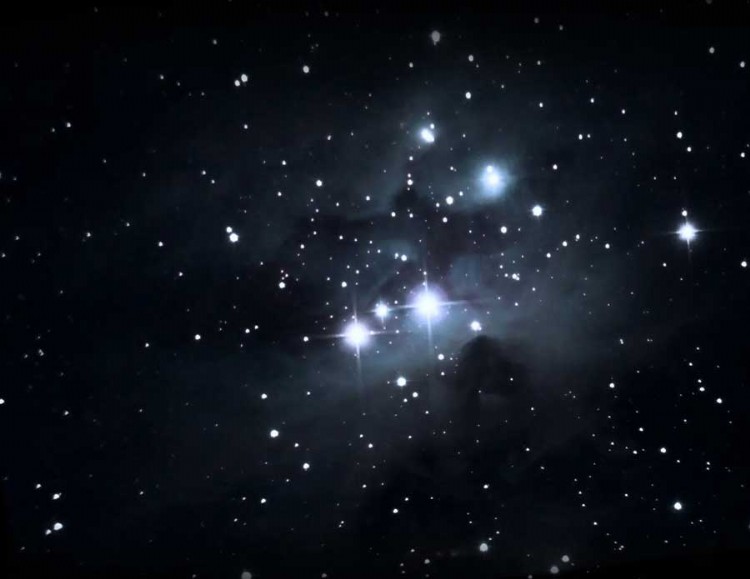 Pleiades star cluster shot with the Unistellar Oddyssey
