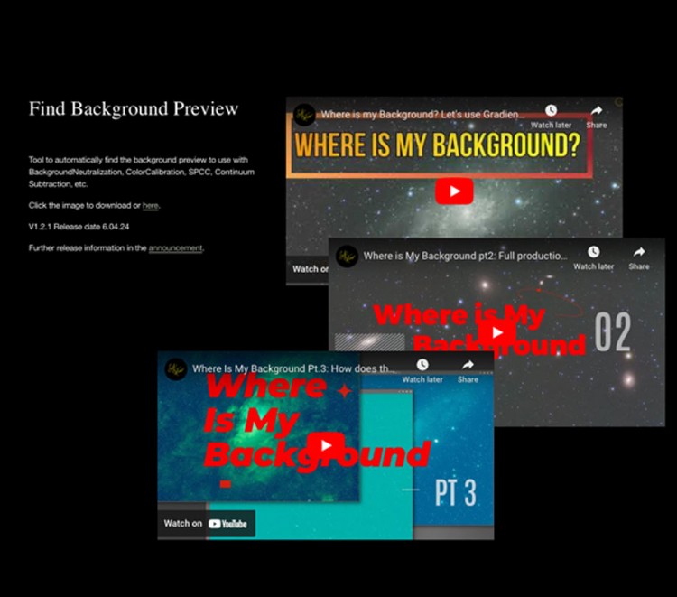 Prerequisites to use FindBackground effectively