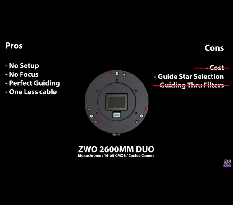Pros Cons ZWO 2600MM DUO camera