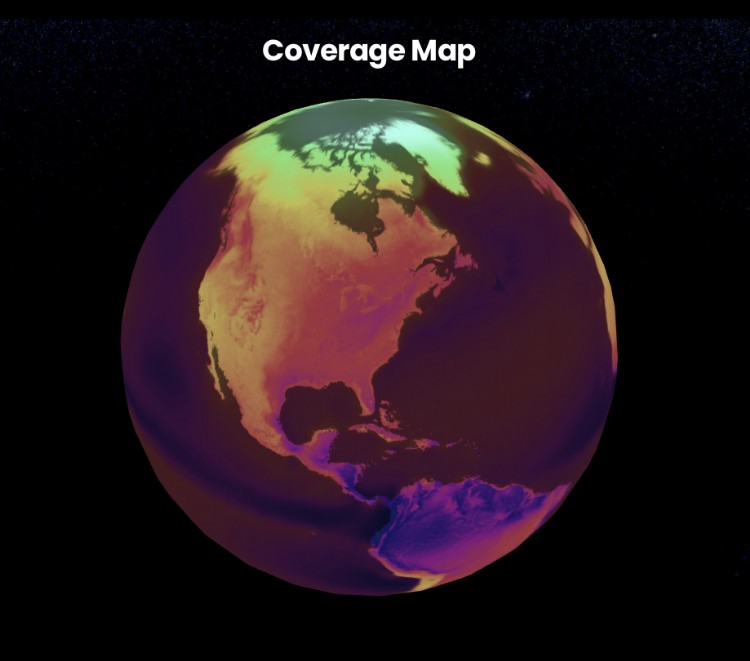 Reflect Solar Power at Night Coverage Map ScopeTrader Astronomy