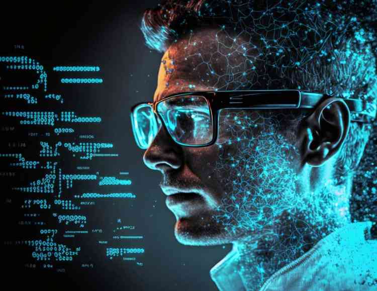 Representation of a senior developer using ai to code