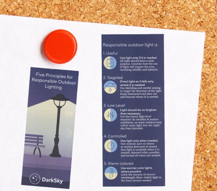 Responsible outdoor light use