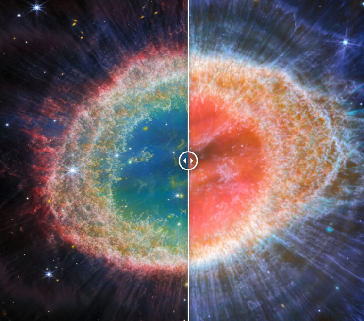 Ring Nebula captured by Webb