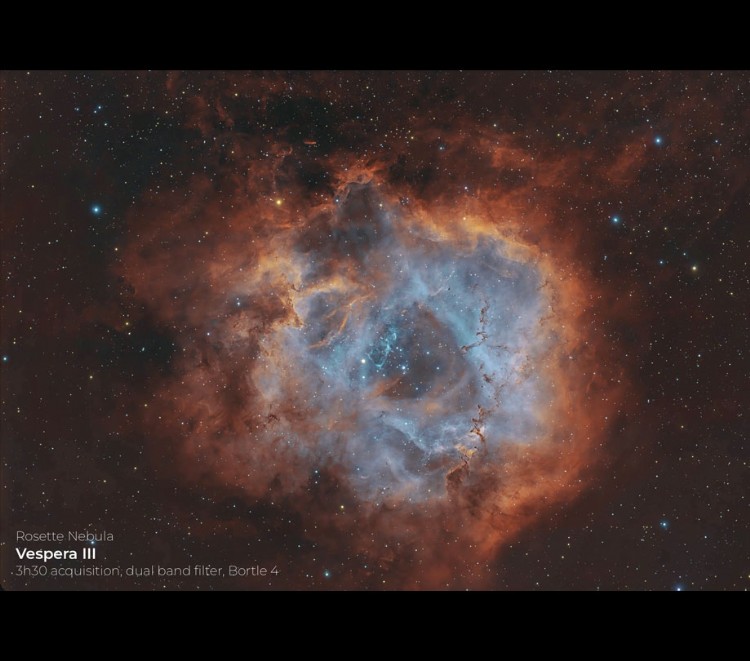 Rosette Nebula Vespera 3 Telescope