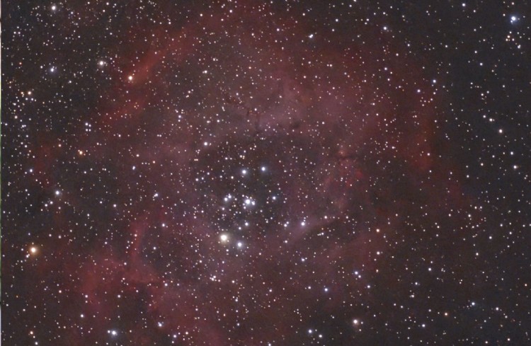 Rosette nebula taken with Dwarf labs mini