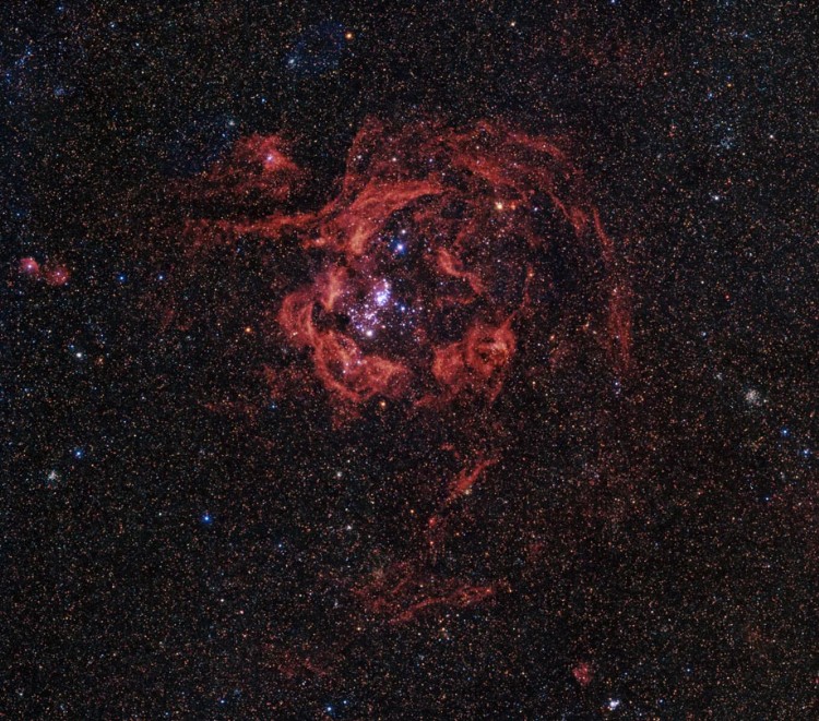 Rosy Tendrils in Andromeda ScopeTrader